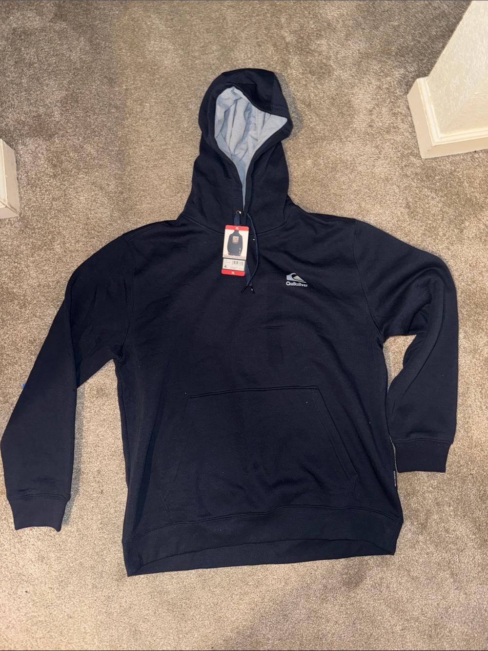 Quiksilver Men's Dark Navy Hooded Pullover